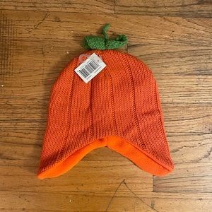Pumpkin fleece hat! NWT